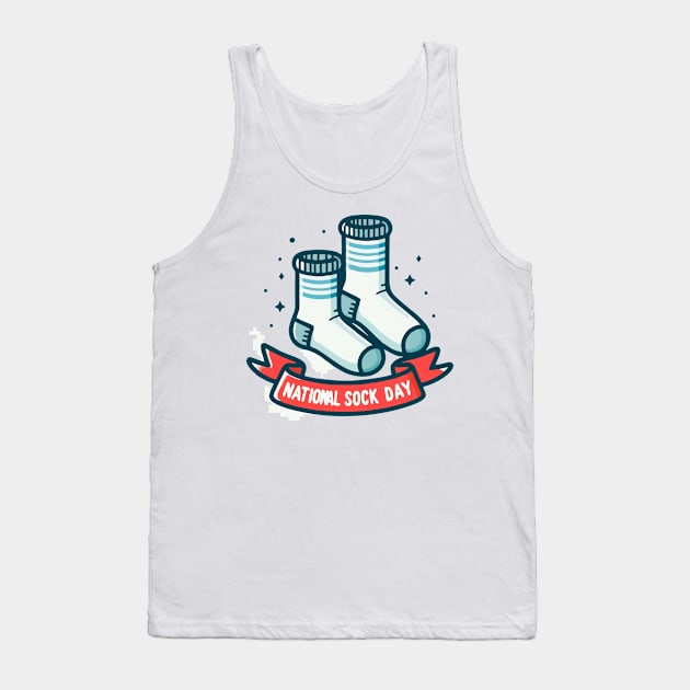 national sock day Tank Top by artoriaa